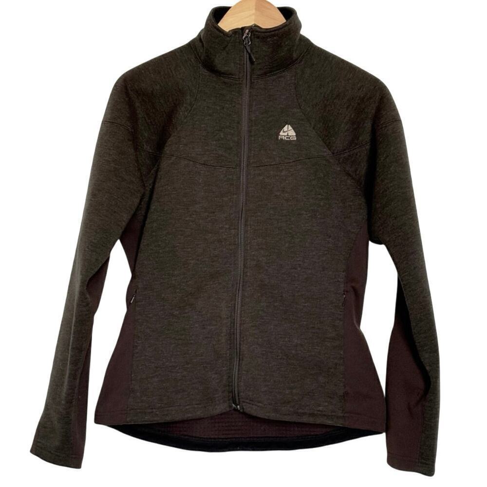 Nike ACG Men’s M Brown Thermal Zip Up Athletic Jacket